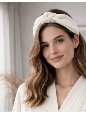 Organickid Aurora Kadın Beyaz Saç Bandı