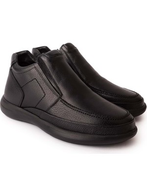 Gondol Erkek Hakiki Deri Hafif Faylon Taban Günlük Bot SRC.707 - Siyah - 42 Siyah