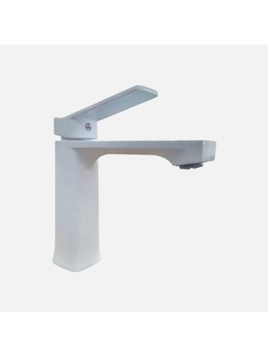 Luxury Faucet Lavabo Bataryası Beyaz