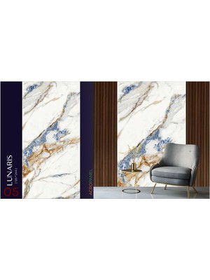 Acropanel Mermer Görünümlü Pvc Duvar Paneli (120 x 244 Cm)