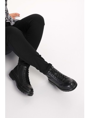 Gondol Erkek Hakiki Deri Günlük Bot SRC.342 - Siyah - 41 Siyah