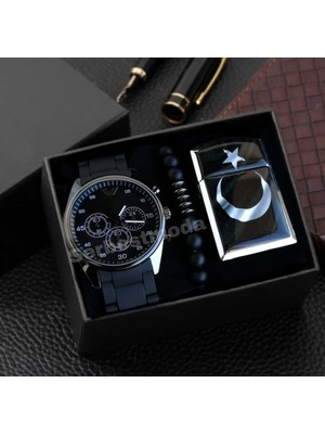 Spectrum Sevgiliye Hediye Doğum Günü Sevgililer Günü Hediyesi Erkeğe Hediye Erkek Kol Saati Kombini