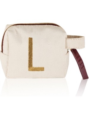 The Mia Harf Nakışlı Çanta L 14X12 cm
