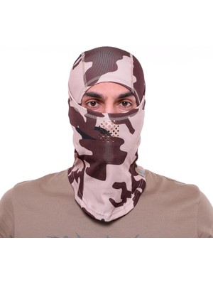 Single Sword Polarlı Kar Maskesi Kadın&erkek Balaklava Ç.kamuflaj