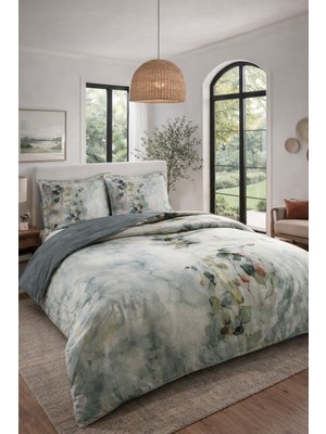 Özdilek Nature Drip Nevresim Takımı Çift Kişilik - Yeşil