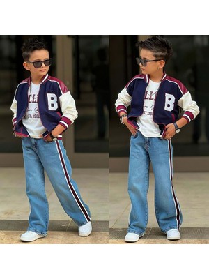 Gültekin Bebe B Derili Kolej Erkek 3 Lü Takım 5-14 YAŞ-132291095 - Bordo