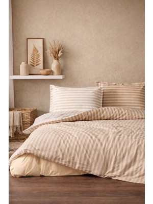 Özdilek Trioline Nevresim Takımı Çift Kişilik - Kahve