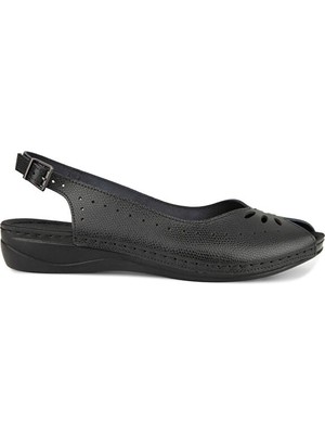 Muya Knotted Anatomik Taban Hakiki Deri Kadın Sandalet