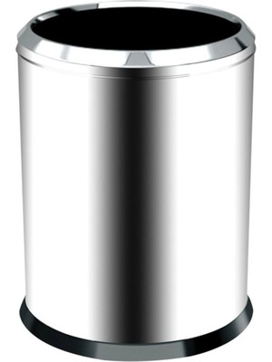 Mertinoks 304K Krom Çemberli Çöp Kovası 8 L 21,5X30 cm