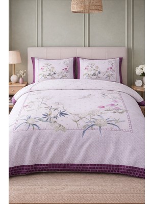 Özdilek Coneflower Nevresim Takımı Çift Kişilik - Beyaz