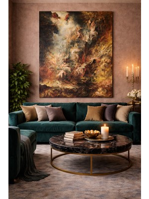 Peter Paul Rubens Asi Meleklerin Düşüşü (1621) Kanvas Tablo