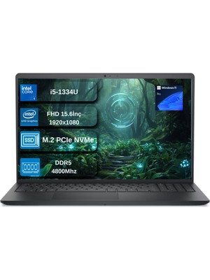 Dell Pro 15 Essential PV15250EX I5-1334U 16GB 1tb SSD 15.6 Fhd 120Hz Windows 11 Pro Taşınabilir Bilgisayar PV15250I5EX02