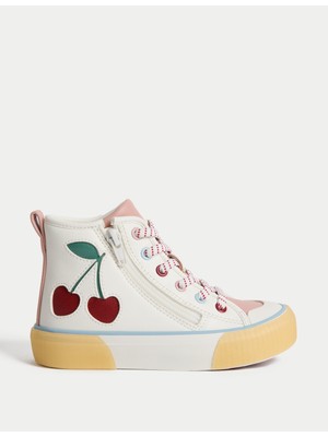 Marks & Spencer Kiraz Desenli Yüksek Tabanlı Spor Ayakkabı