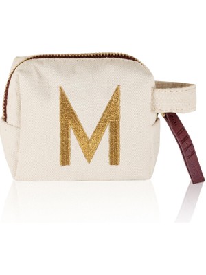 The Mia Harf Nakışlı Çanta M 14X12 cm