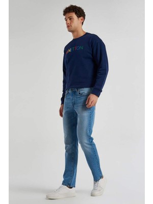 United Colors Of Benetton Mix Erkek Erk_regular Straight Fit Denim Model Kodu: ( 4AW757B88918)