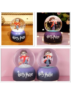 Marsilyan Harry Potter Üflemeli Işıklı Müzikli Kar Küresi Orta Boy