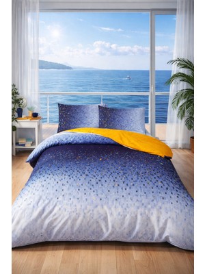 Özdilek Mosaic Nevresim Takımı Çift Kişilik - Lacivert