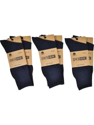 Design Erkek Organik  Natural Dikişsiz Çorap 12 'li