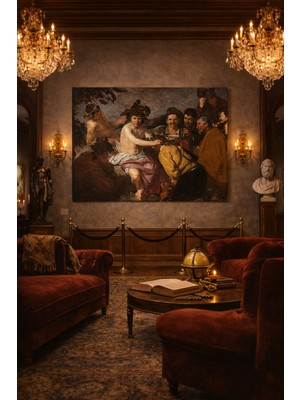 Artease Diego Velázquez Bacchus’un Zaferi (1629) Kanvas Tablo