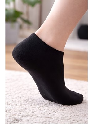 Siyah Polar Patik Çorap