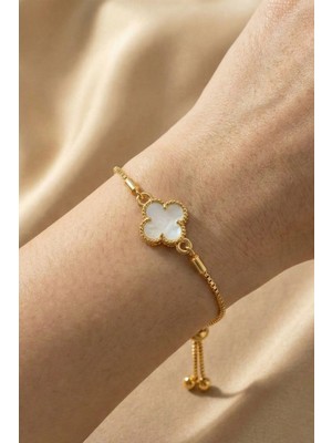 Aurrari Gold Taşlı Asansör Bileklik