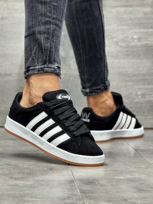 Zubiy Unisex Bağcıklı Ortopedik Klasik Sneaker Spor Ayakkabı Sadece Siyah-Beyaz Rengi