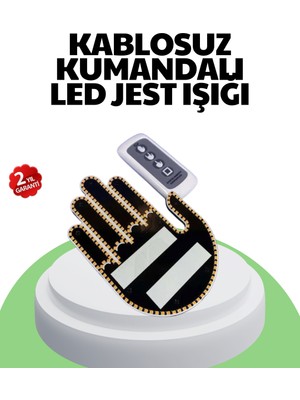K-yonlineticaret 203 Led’li Yüksek Görünürlüklü Jest Işığı - KY002K-6PPUR9