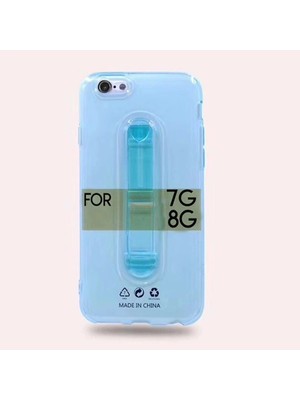 Genel Tedarik iPhone Se3-Se2 Iphone 8-7 Kılıf Selfie Yüzüklü Şeffaf Silikon KILIF-(5775) - EMTHBA5798-13