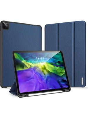 Genel Tedarik Dux Ducis iPad Pro 12.9 (2021-2020-2018 )Kılıf Kalem Yerli Soft Tpu Mıknatıslı - EMTHBA3452-7