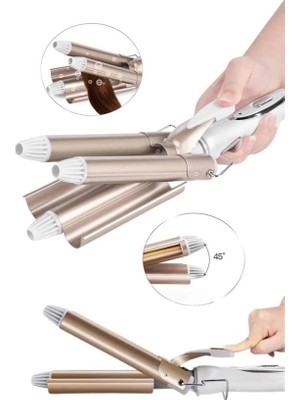 Eco Lounge Wag Maşa Yeni Nesil Yüksek Isı Ayarlı Seramik Kaplama Saç Şekillendirici Doğal Bukle