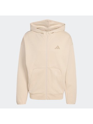Adidas Sportswear KD7665 Future Icons Small Logo Full-Zip Hoodie