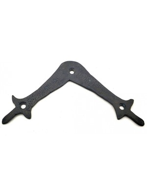 Eco Lounge Antika Tarz Dekoratif Pirinç Zambak Gönye - Üst, 107X107 Mm, Oksit