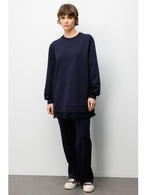 Micca Şnl Garni Detaylı Örme Pantolon Kombinli Takım-Laci