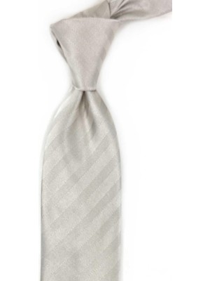 Kravatkolik Venaco Style Gri Italyan Ipek Kravat İK2120