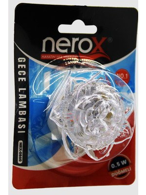 Royaleks Group Gece Lambası Yuvarlak Kristal Anahtarlı ROYALEKS-NRX-0859