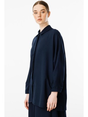 Micca Rahat,hafif,sade Ipekçe Kumaş Basen Örten Tunik ve Etek Kombin Takım-Laci