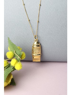 By Barun Deprem Düdük Zincir 925 Ayar Gümüş Kolye