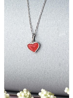 By Barun Kalp Mineli Gümüş Kolye 925 Ayar  Gümüş Zincir