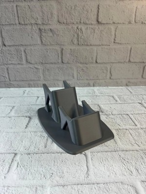 Argesco Mühendislik Antrasit Ikili Gamepad Tutucu 7X18 cm Masa ve Raf Düzeni