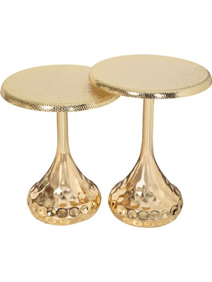 Valda Home 2 li Dövme GOLD Sehpa