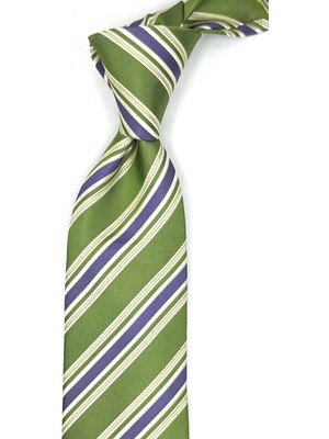 Kravatkolik Castifao Style Yeşil Italyan Ipek Kravat İK2159