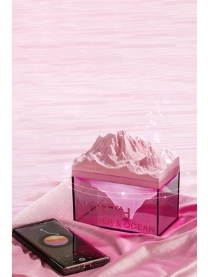 MK Beykoz Newface Z4 Kuzey Okyanus Temalı Gece Lambası Özellikli Bt Kablosuz Hoparlör - Pembe