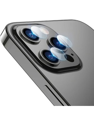 BM Makina Ally Iphone 13 Pro-13 Pro Max Tempered Glass Cam Kamera KORUYUCU-(5775)