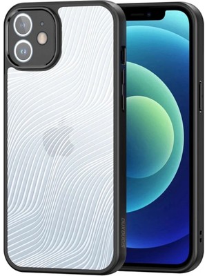 Butik Mrpurple Dux Ducis iPhone 12 Aimo Series Premium Buzlu Sert Pc-Tpu KILIF-(5775)