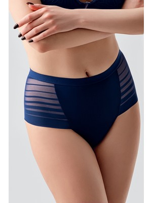 NEWBRA LINGERIE Tül Detaylı Yüksek Bel Külot , 369303, 369302