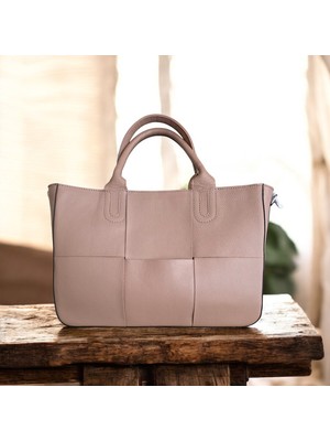 Valentina Victoria Valvic Hakiki Deri Örgülüçanta