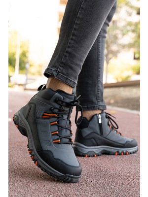 Daxtors D0888 Su Geçirmez Füme Unisex Outdoor Trekking Bot Kısa Topuklu Rahat Taban