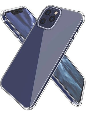 OEM Iphone 12 Pro Max 6.7 Anti-Drop Silikon Kılıf Shockproof Şeffaf KILIF-(5775)