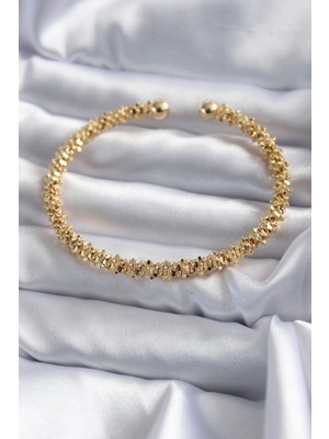 Eco Lounge 316L Çelik Gold Renk Kadın Bileklik