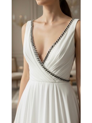 Pırıltı Shop Ütü ile Yapıştırılan Siyah Şeritli Aplik